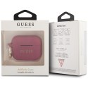 Guess GUACAPSILGLFU AirPods Pro cover fuksja/fuschia Silicone Glitter