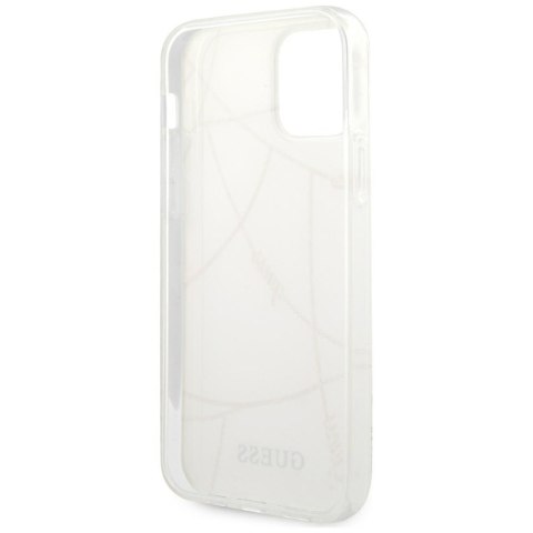Guess GUHCP12LPCUCHWH iPhone 12 Pro Max 6,7" biały/white hardcase Gold Chain Collection