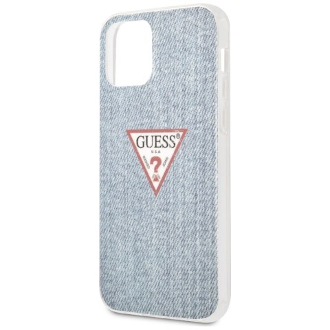 Guess GUHCP12LPCUJULLB iPhone 12 Pro Max 6,7" niebieski/light blue hardcase Jeans Collection