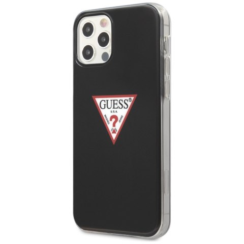 Guess GUHCP12MPCUCTLBK iPhone 12/12 Pro 6,1" czarny/black hardcase Triangle Collection