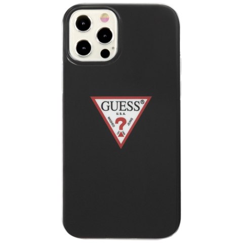 Guess GUHCP12MPCUCTLBK iPhone 12/12 Pro 6,1" czarny/black hardcase Triangle Collection