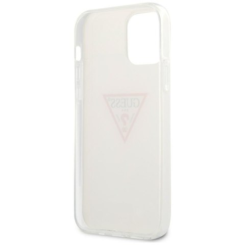 Guess GUHCP12MPCUCTLWH iPhone 12/12 Pro 6,1" biały/white hardcase Triangle Collection