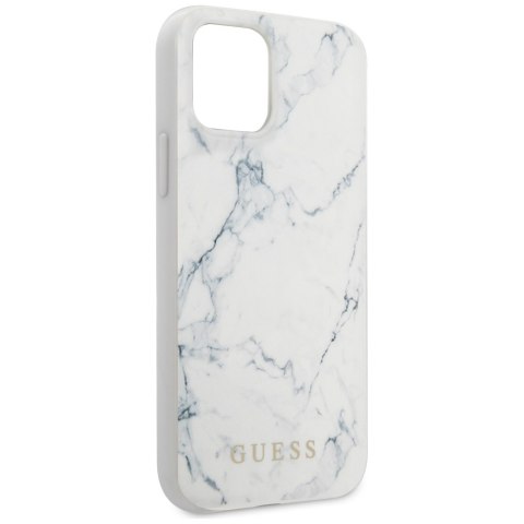 Guess GUHCP12SPCUMAWH iPhone 12 mini 5,4" biały/white hardcase Marble