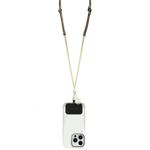 Guess GUOUC4MG4EW Universal CBDY strap brązowy/brown 4G Chain