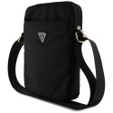 Guess Torba GUTB10NTMLBK 10" czarny /black Nylon Triangle Logo