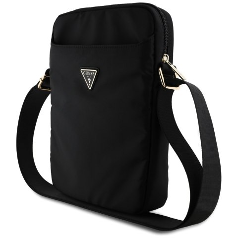 Guess Torba GUTB10NTMLBK 10" czarny /black Nylon Triangle Logo