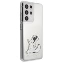 Karl Lagerfeld KLHCS21LCFNRC S21 Ultra G998 hardcase transparent Choupette Fun