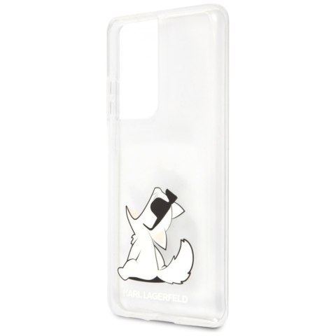 Karl Lagerfeld KLHCS21LCFNRC S21 Ultra G998 hardcase transparent Choupette Fun