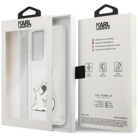 Karl Lagerfeld KLHCS21LCFNRC S21 Ultra G998 hardcase transparent Choupette Fun