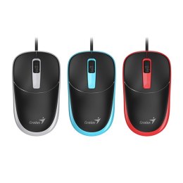Mysz przewodowa, Genius DX-123, czarno-szara, optyczna, 1200DPI