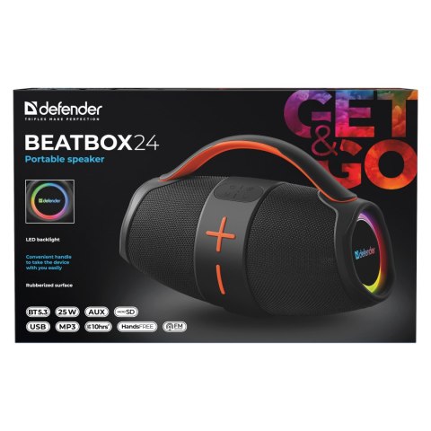 Defender głośnik BEATBOX 24, 25W, czarny