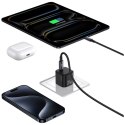 Ładowarka sieciowa USAMS JO Series CC260 20W USB-C + kabel USB-C/USB-C 1m biały