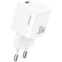 Ładowarka sieciowa USAMS JO Series CC262 30W USB-C + kabel USB-C/USB-C 1m biały