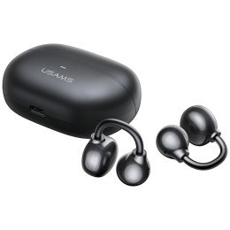 Słuchawki Bluetooth USAMS Echo R02 Clip-on bezprzewodowe szary
