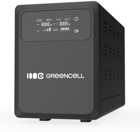 UPS ZASILACZ AWARYJNY Greencell PowerCore 2000VA 1200W AVR 24VDC LCD