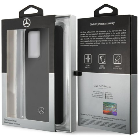 Mercedes MEHCS21LSILBK S21 Ultra G998 czarny/black hardcase Silicone Line