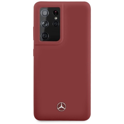 Mercedes MEHCS21LSILRE S21 Ultra G998 czerwony/red hardcase Silicone Line