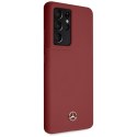 Mercedes MEHCS21LSILRE S21 Ultra G998 czerwony/red hardcase Silicone Line