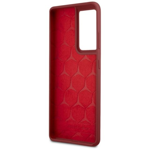 Mercedes MEHCS21LSILRE S21 Ultra G998 czerwony/red hardcase Silicone Line