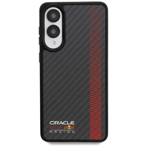 Etui Red Bull Real Carbon Fiber Powerbar MagSafe do Samsung Galaxy S25 Edge czarny