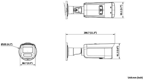 KAMERA IP HIKVISION DS-2CD2T83G2-2LI(2.8mm) PL