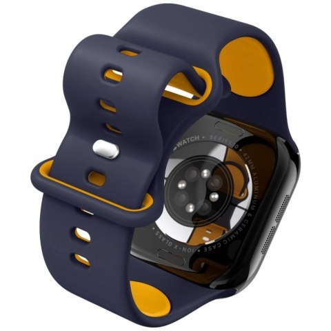 Pasek Spigen Nano Pop do Apple Watch 6/7/8/9/10/SE (40/41/42 mm) granatowy