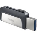 Pendrive SANDISK Ultra Dual Drive (128 GB /Srebrno-szary )