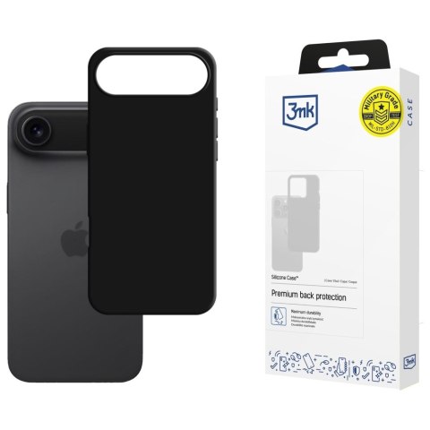 Etui 3MK Silicone Case do Apple iPhone 17 Air czarny