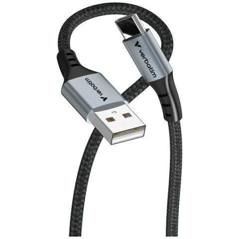 Kabel Verbatim Sync & Charge USB-A do USB-C QC 120cm czarny 31843
