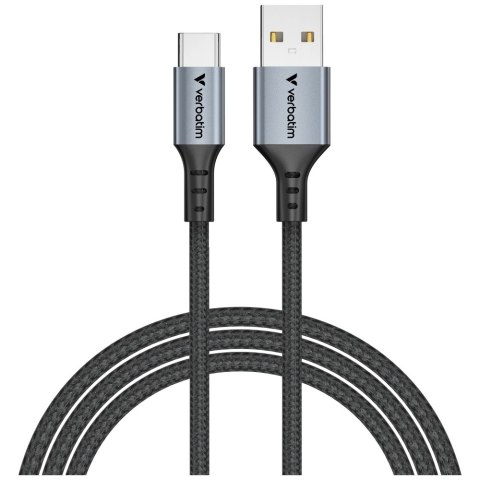 Kabel Verbatim Sync & Charge USB-A do USB-C QC 120cm czarny 31843