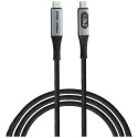 Kabel Verbatim Sync & Charge USB-C do USB-C 40Gb/s 240W wyświetlacz 120cm czarny 31849