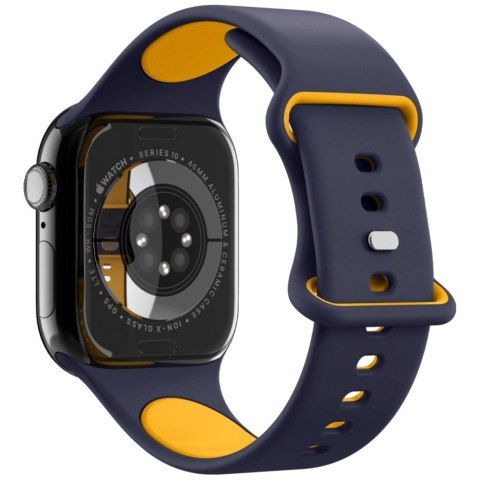Pasek Spigen Nano Pop do Apple Watch 6/7/8/9/10/SE/Ultra 1/Ultra 2 (44/45/46/49 mm) granatowy