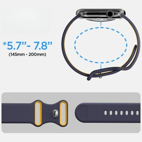 Pasek Spigen Nano Pop do Apple Watch 6/7/8/9/10/SE/Ultra 1/Ultra 2 (44/45/46/49 mm) granatowy