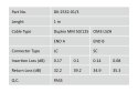 Digitus | Kabel krosowy | Światłowód | Męski | SC wielomodowy | Męski | LC wielomodowy | Niebieski | 1 m