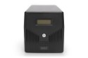 Digitus | Line-Interactive UPS | Line-Interactive UPS DN-170074, 1000VA, 600W, 2x akumulator 12V/7Ah, 4x gniazdo CEE 7/7, 2x RJ4
