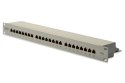 Digitus | Patch Panel | DN-91524S | Biały | Kategoria: CAT 5e; Porty: 24 x RJ45; Wytrzymałość: 7,7 kg; Siła wkładania: maks. 30 