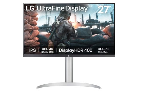 LG 27UP650K-W | 27 " | IPS | UHD | 16:9 | 60 Hz | 5 ms | 3840 x 2160 pixels | 400 cd/m² | HDMI ports quantity 2