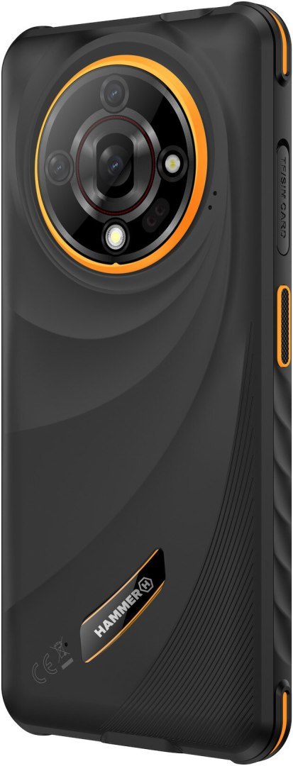 HAMMER Hammer Iron 6 (czarny) DS 6,56" IPS TFT 720x1612/2GHz/128GB/6GB RAM/Android 14/microSDXC/WiFi,BT,4G | Hammer