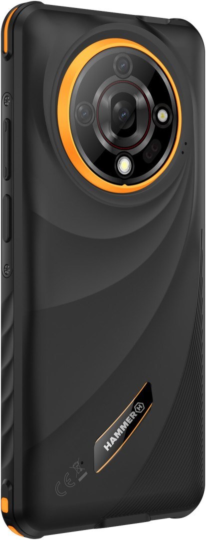 HAMMER Hammer Iron 6 (czarny) DS 6,56" IPS TFT 720x1612/2GHz/128GB/6GB RAM/Android 14/microSDXC/WiFi,BT,4G | Hammer