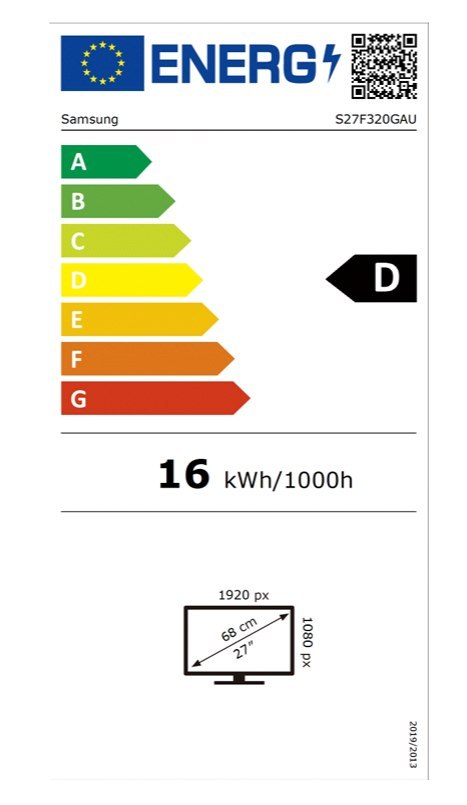 Monitor Samsung LS27F320GAUXEN 27" Essential S3 S32GF 1920x1080/16:9/250cd/m2/5ms HDMI