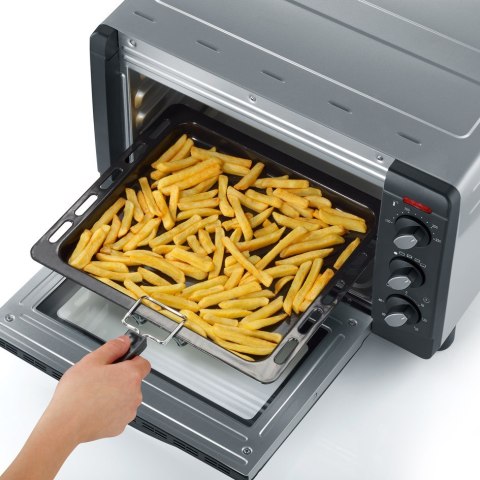 SEVERIN MINI PIEKARNIK, TERMOOBIEG, ZAKRES TEMP. 100°C-230°C, TIMER DO 60 MIN, RUSZT, BLACHA, TACKA, 20 L, MOC 1500W TO 2068