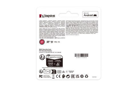 KINGSTON SDXC 128GB Canvas Select Plus Gen3 150MB/s