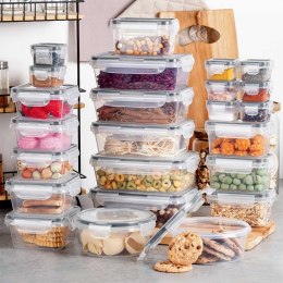 ZESTAW 24 POJEMNIKÓW NA ŻYWNOŚĆ Z POKRYWAMI I USZCZELKAMI 229159