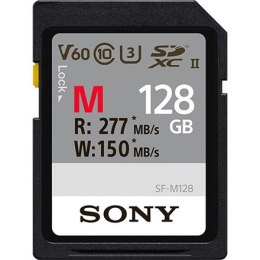 Karta pamięci SD Sony 128 GB z serii SF-M UHS-II | 128 GB | SDXC | Pamięć flash klasy 10