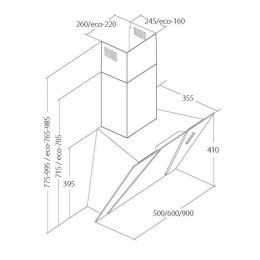 Okap AKPO WK-4 CETIAS 50 BIAŁY ECO