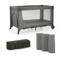 Kinderkraft Łóżeczko turystyczne Joy 2 ciemnoszary