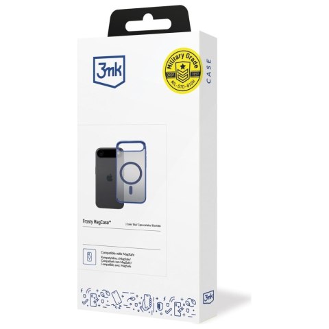 Etui 3MK Frosty MagCase do Apple iPhone 17 Air niebieski