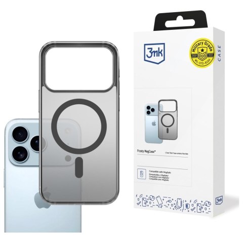 Etui 3MK Frosty MagCase do Apple iPhone 17 Pro Max czarny