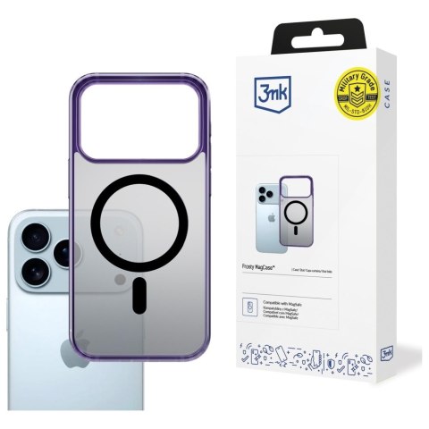Etui 3MK Frosty MagCase do Apple iPhone 17 Pro fioletowy