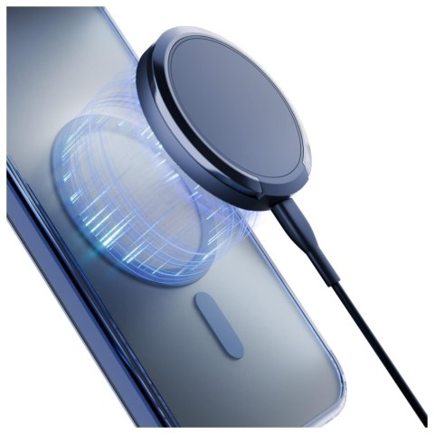 Etui 3MK Frosty MagCase do Apple iPhone 17 Pro niebieski